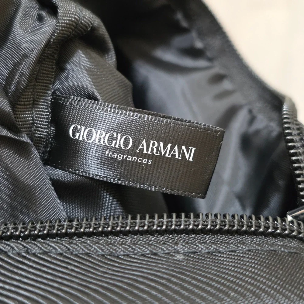 Giorgio Armani Code Black Toiletry Bag Makeup‎ Pouch Travel Case Fragrances